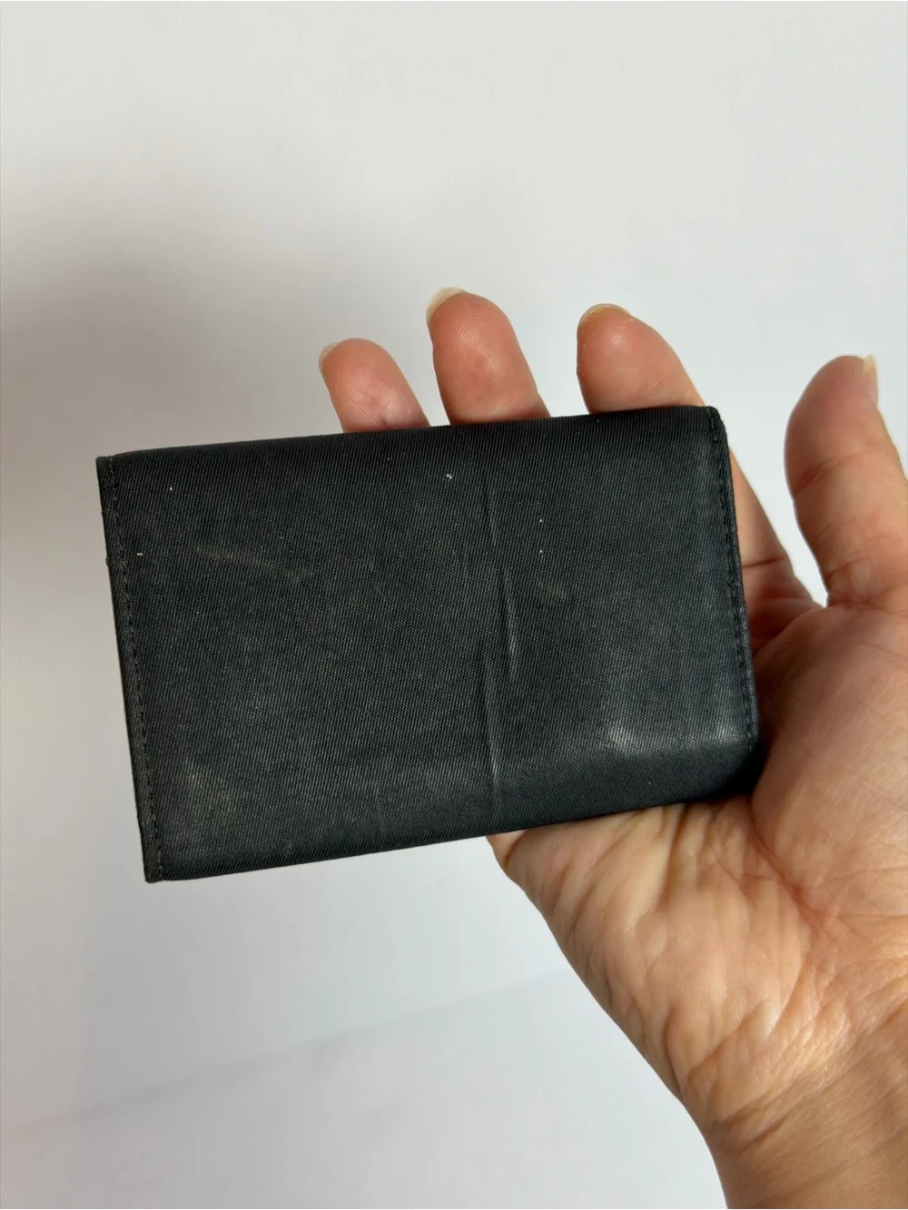 Prada Black Nylon Keyholder